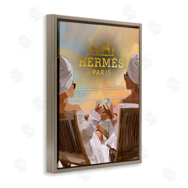 Stupell Industries Amelia Noyes | Fashion Girls On Cruise Wall Art