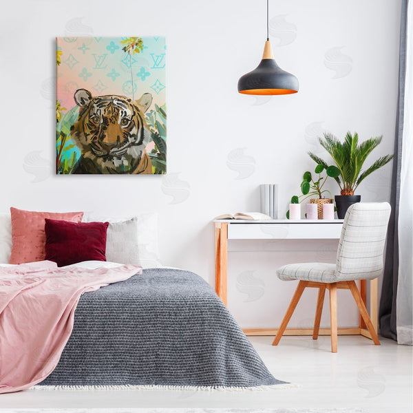 Stupell Industries Amelia Noyes | Fashion Patterned Tiger Wall Art