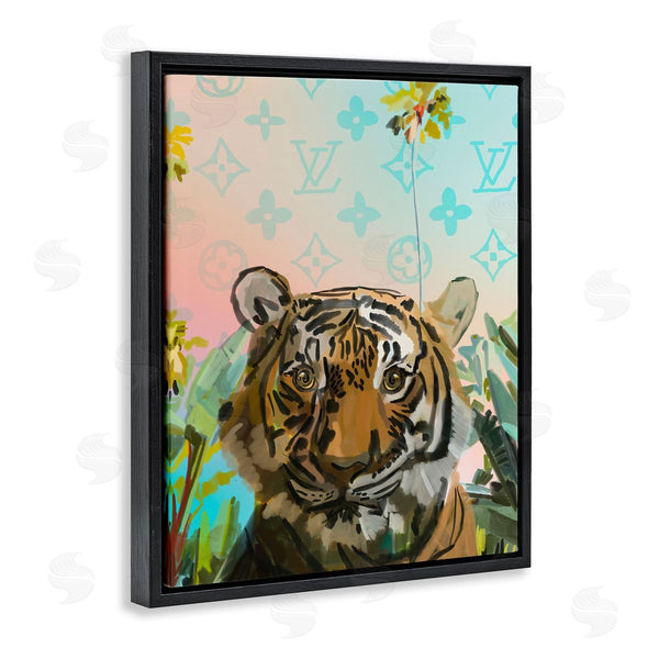 Stupell Industries Amelia Noyes | Fashion Patterned Tiger Wall Art