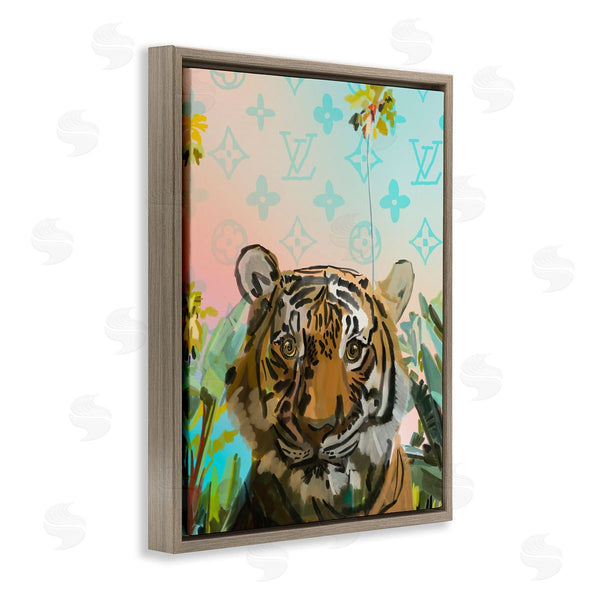 Stupell Industries Amelia Noyes | Fashion Patterned Tiger Wall Art