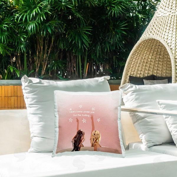 Stupell Industries Amelia Noyes | Feeling 22 Lyrics Printed Throw Pillow