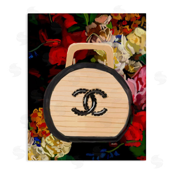 stupell industries Amelia Noyes | Floral Glam Brand Purse Wall Art