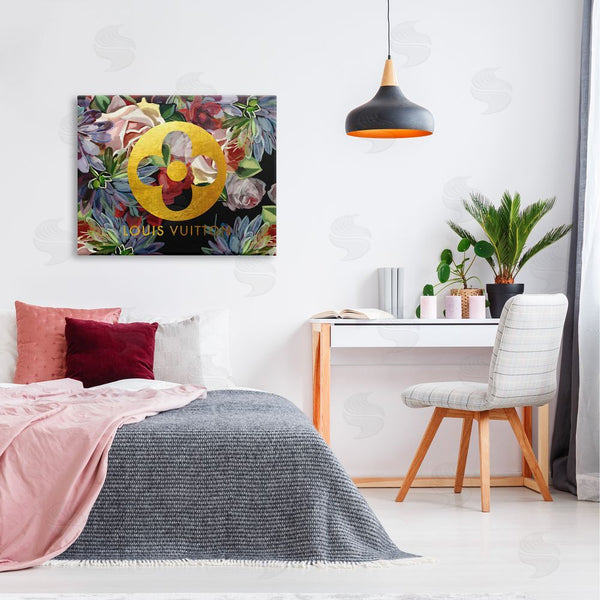 Stupell Industries Amelia Noyes | Floral Glam Fashion Logo Wall Art