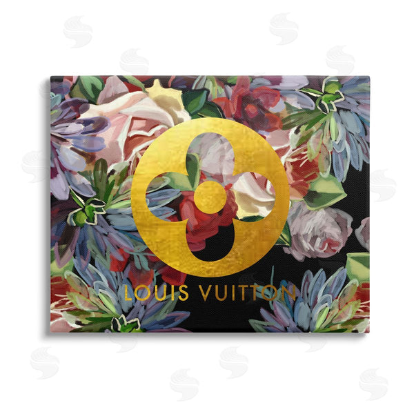stupell industries Amelia Noyes | Floral Glam Fashion Logo Wall Art