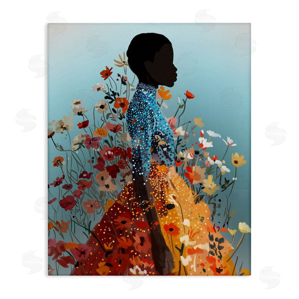 stupell industries Amelia Noyes | Flower Explosion Trendy Girl Wall Art