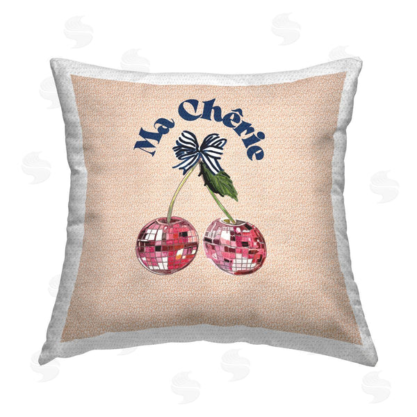 Stupell Industries Amelia Noyes | French Cherry Pattern Printed Throw Pillow