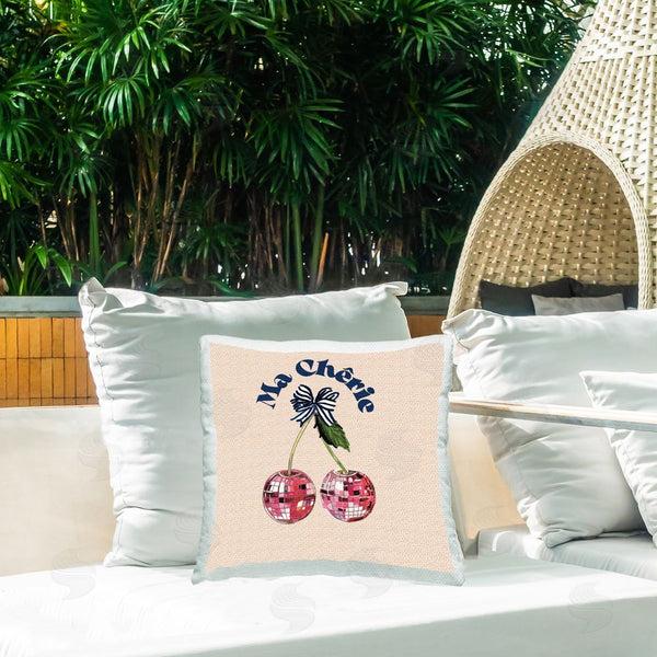 Stupell Industries Amelia Noyes | French Cherry Pattern Printed Throw Pillow