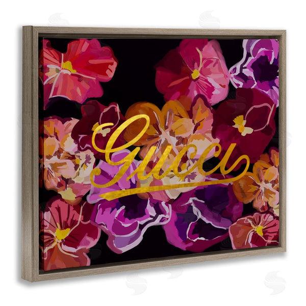 Stupell Industries Amelia Noyes | Glam Brand Flower Pattern Wall Art