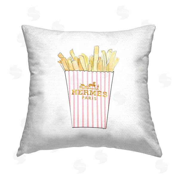 Stupell Industries Amelia Noyes | Glam Brand Fries Printed Throw Pillow