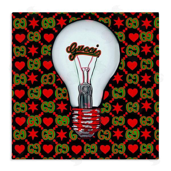 stupell industries Amelia Noyes | Glam Brand Lightbulb Pattern Wall Art