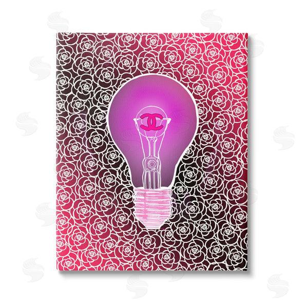 stupell industries Amelia Noyes | Glam Brand Lightbulb Pattern Wall Art