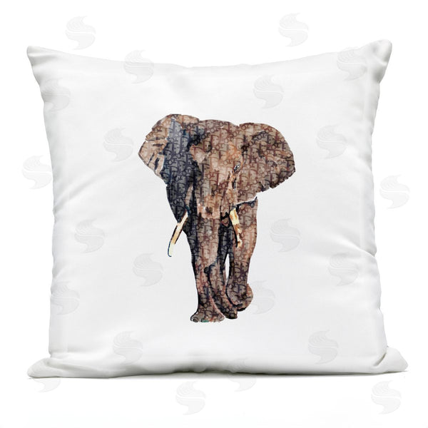 Stupell Industries Amelia Noyes | Glam Brand Patterned Elephant Printed Throw Pillow