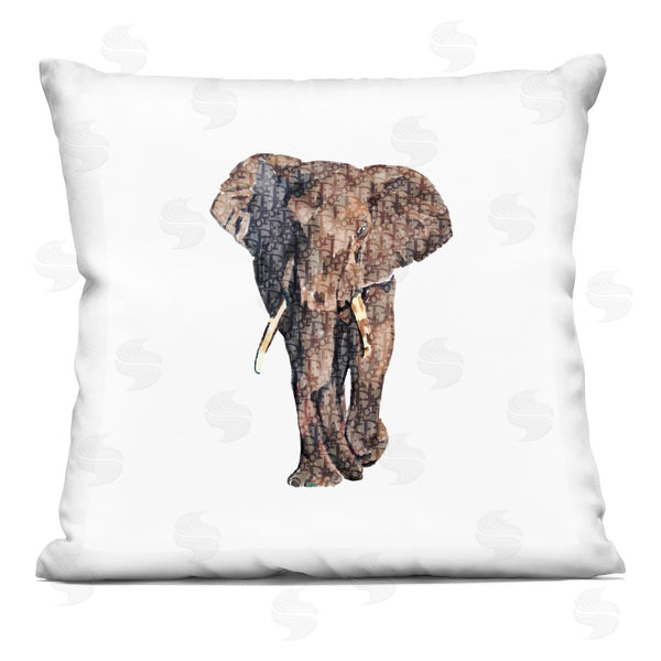 stupell industries Amelia Noyes | Glam Brand Patterned Elephant Printed Throw Pillow