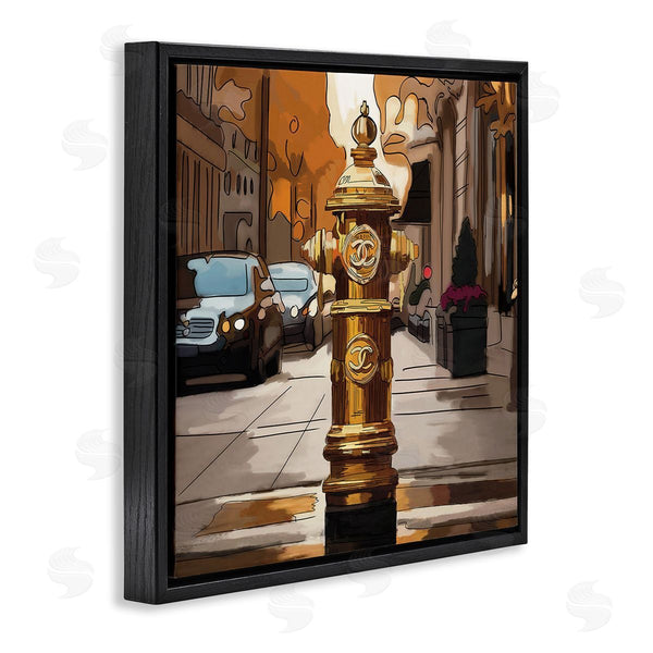 Stupell Industries Amelia Noyes | Glam City Hydrant Wall Art