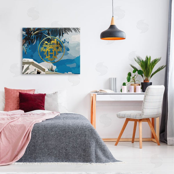 Stupell Industries Amelia Noyes | Glam Emblem Villa Wall Art