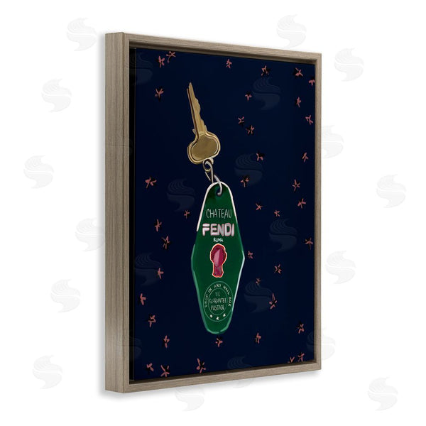 Stupell Industries Amelia Noyes | Glam Fashion Keychain Wall Art
