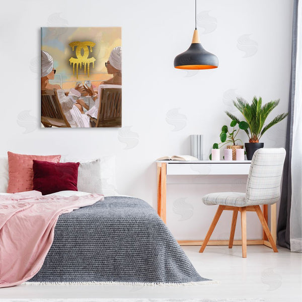 Stupell Industries Amelia Noyes | Glam Girls & Wine Wall Art