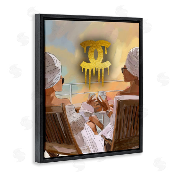 Stupell Industries Amelia Noyes | Glam Girls & Wine Wall Art