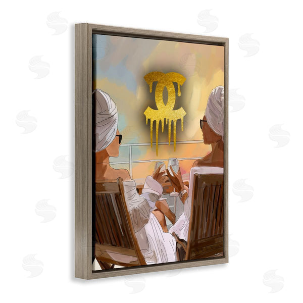 Stupell Industries Amelia Noyes | Glam Girls & Wine Wall Art