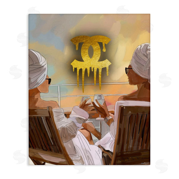 stupell industries Amelia Noyes | Glam Girls & Wine Wall Art