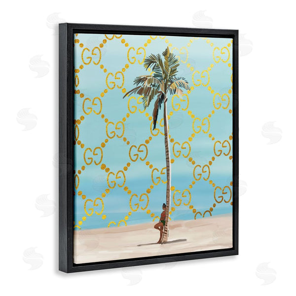 Stupell Industries Amelia Noyes | Glam Pattern Palm Tree Wall Art