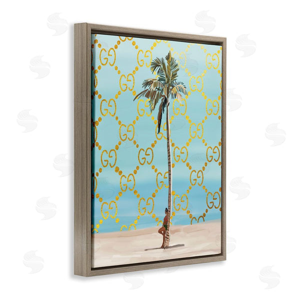 Stupell Industries Amelia Noyes | Glam Pattern Palm Tree Wall Art
