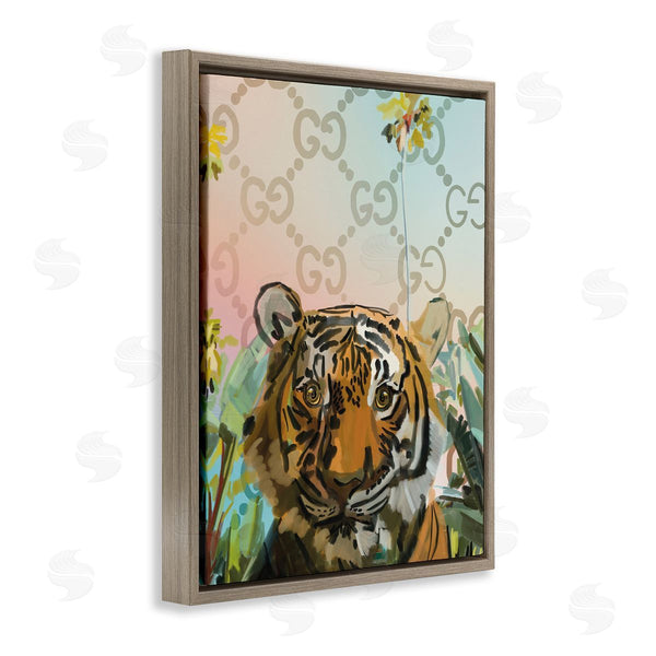 Stupell Industries Amelia Noyes | Glam Pattern Tiger Wall Art