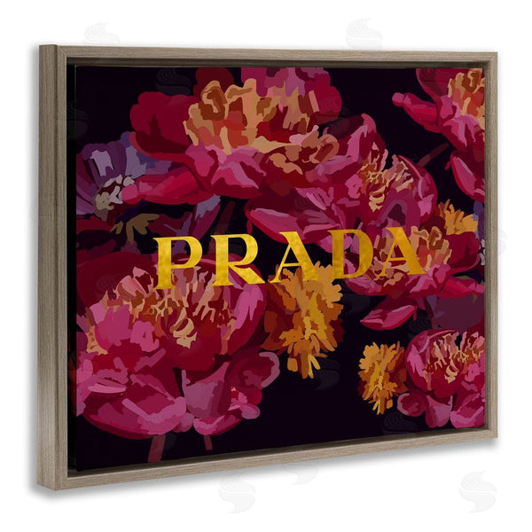 Stupell Industries Amelia Noyes | Glam Peonies Pattern Wall Art