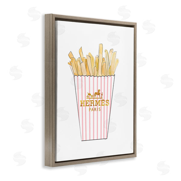 Stupell Industries Amelia Noyes | Glam Pink Fashion Fries Wall Art