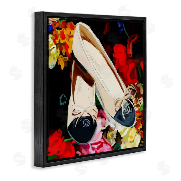 Stupell Industries Amelia Noyes | Glam Shoes Floral Fashion Wall Art