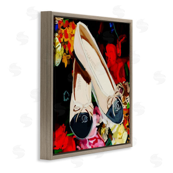 Stupell Industries Amelia Noyes | Glam Shoes Floral Fashion Wall Art