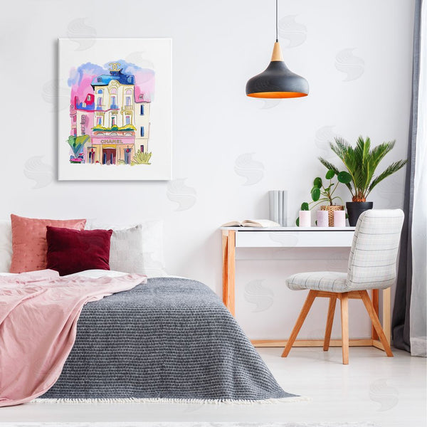 Stupell Industries Amelia Noyes | Glam Shop Building Wall Art