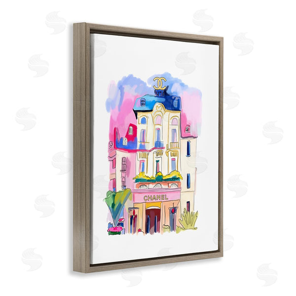 Stupell Industries Amelia Noyes | Glam Shop Building Wall Art
