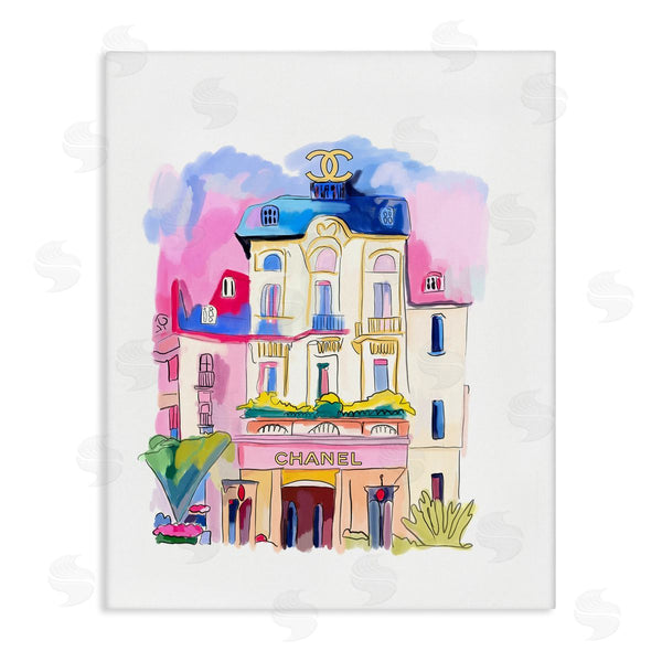 stupell industries Amelia Noyes | Glam Shop Building Wall Art