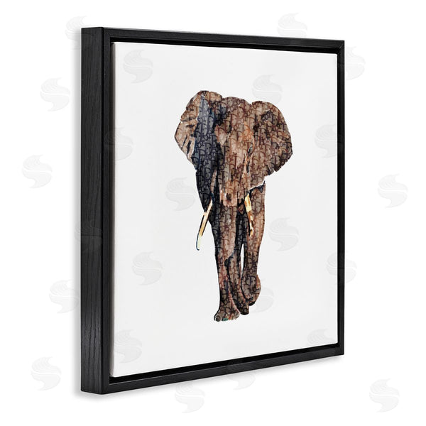 Stupell Industries Amelia Noyes | Glam Symbol Wildlife Elephant Wall Art