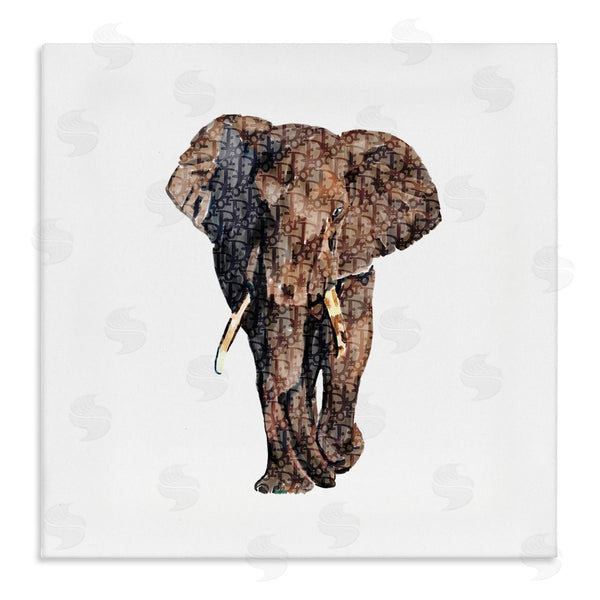 stupell industries Amelia Noyes | Glam Symbol Wildlife Elephant Wall Art