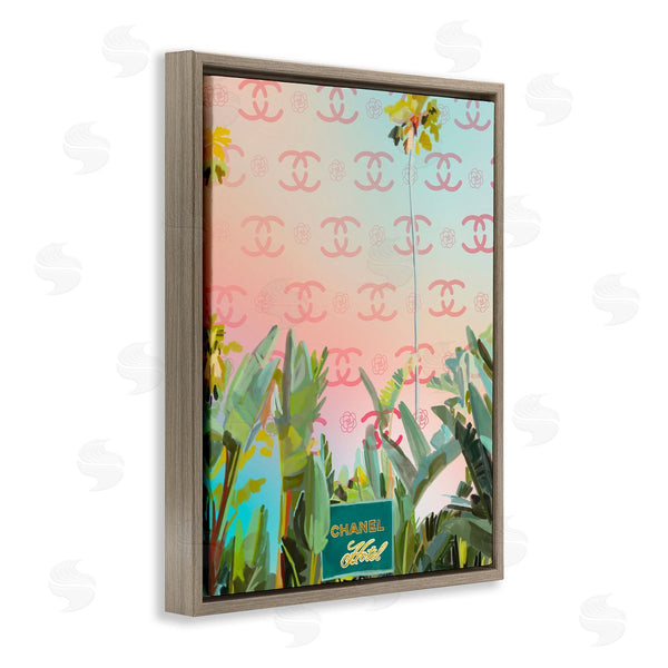 Stupell Industries Amelia Noyes | Glam Tropical Hotel Wall Art
