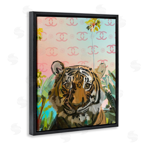 Stupell Industries Amelia Noyes | Glam Tropical Tiger Wall Art