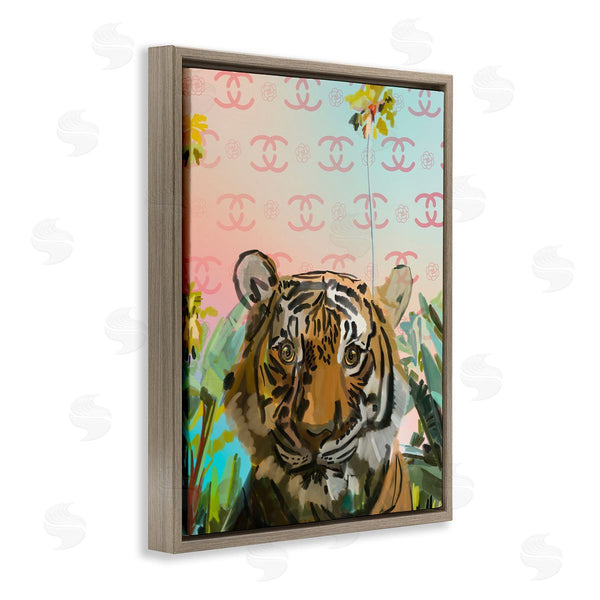 Stupell Industries Amelia Noyes | Glam Tropical Tiger Wall Art