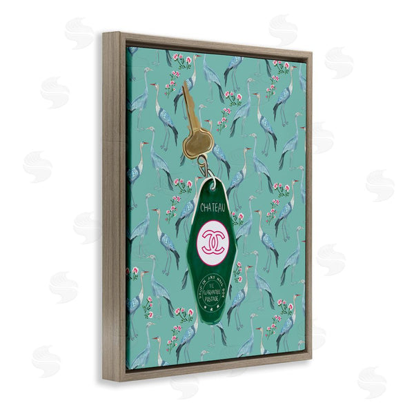 Stupell Industries Amelia Noyes | Heron Patterned Glam Key Wall Art
