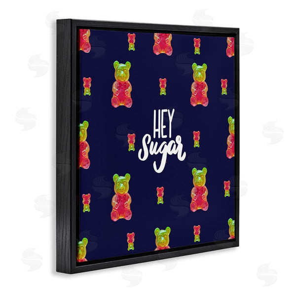 Stupell Industries Amelia Noyes | Hey Sugar Candy Bear Wall Art