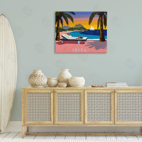Stupell Industries Amelia Noyes | Ibiza Tropical Beach View Wall Art