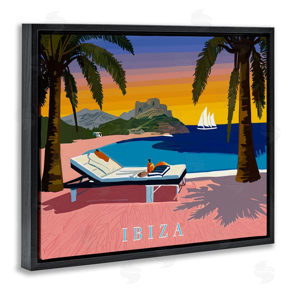 Stupell Industries Amelia Noyes | Ibiza Tropical Beach View Wall Art