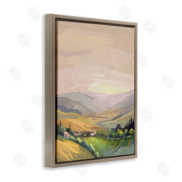 Stupell Industries Amelia Noyes | Italian Hills In Morning Sunrise