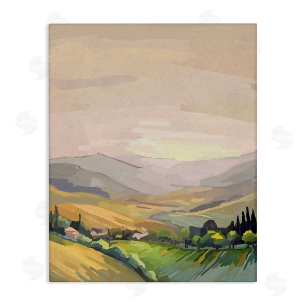 stupell industries Amelia Noyes | Italian Hills in Morning Sunrise