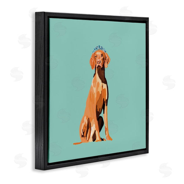 Stupell Industries Amelia Noyes | Labrador Dog With Crown Wall Art