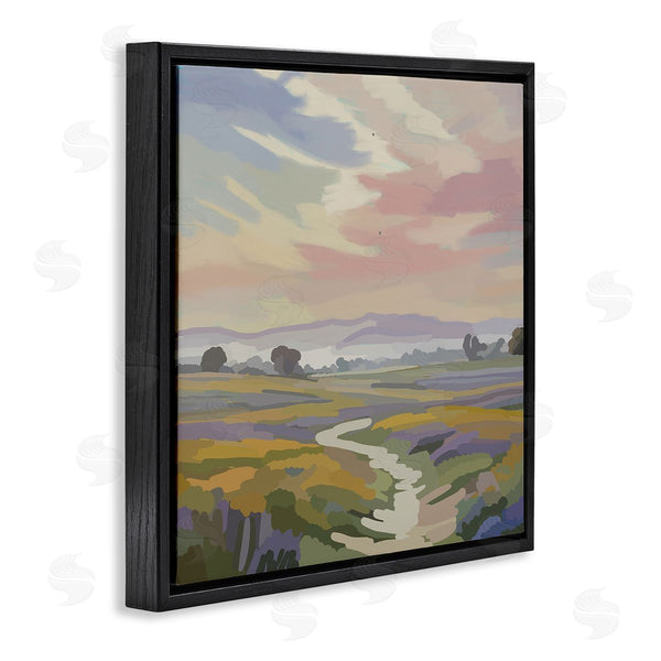 Stupell Industries Amelia Noyes | Lavender Fields Beneath Sunset