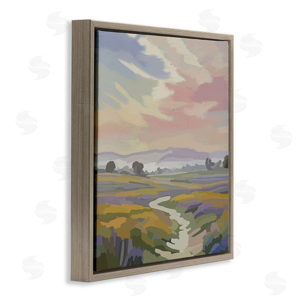 Stupell Industries Amelia Noyes | Lavender Fields Beneath Sunset