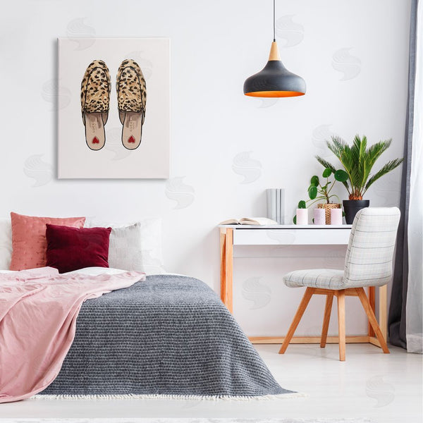 Stupell Industries Amelia Noyes | Leopard Pattern Loafers Wall Art