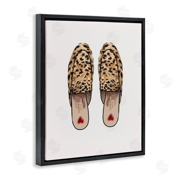 Stupell Industries Amelia Noyes | Leopard Pattern Loafers Wall Art